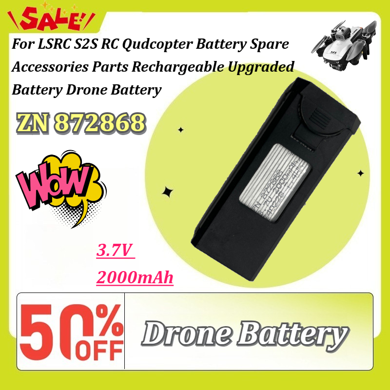 Eachine Drone E58 - Nieuwe ZN872868 3.7V 2000mAh voor LSRC
